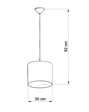 Lampa Wisząca PIŁKA A 30 Zwis Sufitowy Dziecięcy dla chłopca Sollux Led