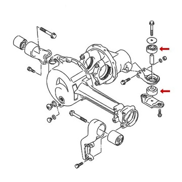 Подушка передней оси VITARA 27561-60A01