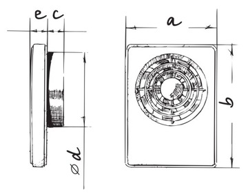 ДАТЧИК ДВИЖЕНИЯ И ВЛАЖНОСТИ BLAUBERG SMART FAN + ТАЙМЕР Ср. 100-125 мм