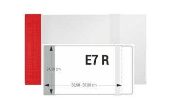 OKŁADKA na książkę E7 regulowana 24,2x33,0 BIURFOL