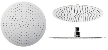 Deszczownica Głowica Okrągła 25 cm Ultra Slim chrom stal