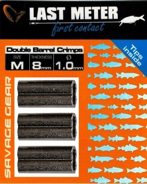 Savage Gear Zaciski Double Crimps 1,00mm 50 szt.