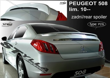 spoiler spojler do Peugeot 508 sedan MK1 11/2010--