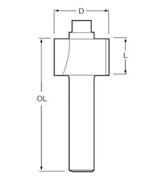 РЕЗКА ДЛЯ КРОМКИ MAKITA 12MM 18X50MM P-79027