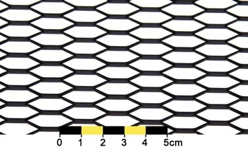 Алюминиевые соты, черная сетка 120*40см