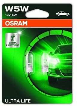 Żarówka OSRAM W5W ULTRA LIFE 4 Lata Gwarancji