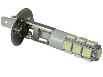 żarówka H1 39 LED 13 SMD mocna Biała Zimna 12V 24V