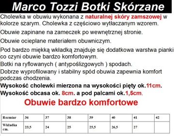SALE %%% Marco Tozzi Botki 25403 Art-shoes 39