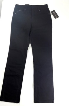 MARC LAUGE czarne klasyczne jeansy damskie 38
