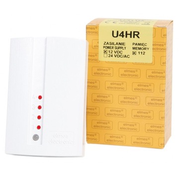 U4HR 12V : 10-15VDC ODBIORNIK radiowy ELMES