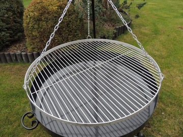 САДОВЫЙ ГРИЛЬ ТРЕХНОПНЫЙ 210 INOX GRATING 70 FIRE