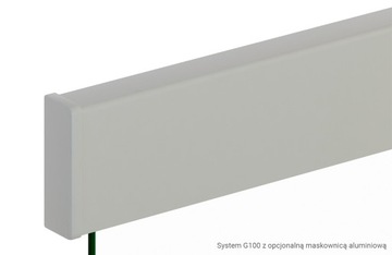 G100 System do drzwi przesuwnych szklanych. 250 cm