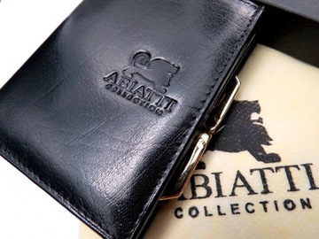 МАЛЕНЬКИЙ ЭКСКЛЮЗИВНЫЙ КОЖАНЫЙ ЖЕНСКИЙ КОШЕЛЕК ABIATTI BIGGLE WALLET