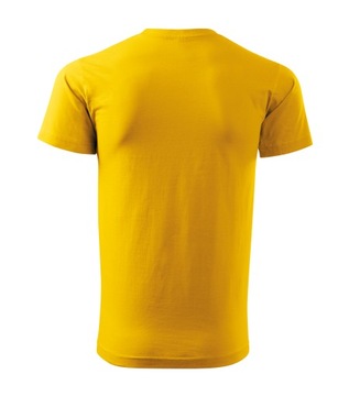Pánske tričko okrúhly výstrih Malfini žltá veľkosť 5XL