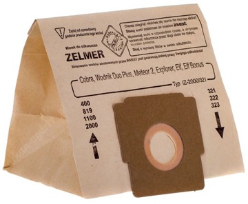 WOREK ZELMER 2000 321 COBRA METEOR 2 ELF ODDYSEY