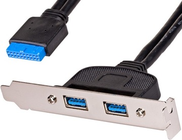 РАЗДЕЛИТЕЛЬ AKYGA TRACK ATX, 2 РАЗЪЕМА USB 3.0