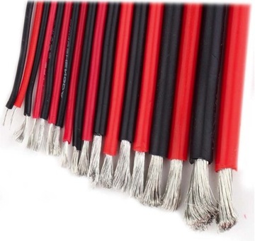 СИЛИКОНОВЫЙ КАБЕЛЬ 6,8 мм2 9AWG красный 1м MSP