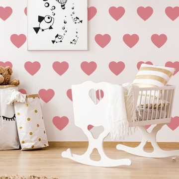 фото ориг. №2, Template painting repetitive reusable 59x95cm wallpaper love hearts love