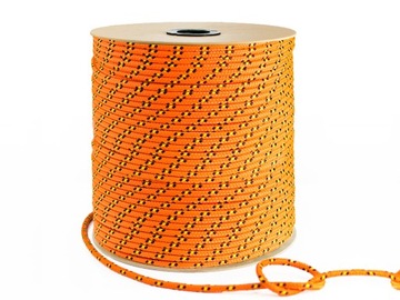 Lina Linka polipropylenowa pleciona żeglarska 14mm POMARAŃCZ 20m
