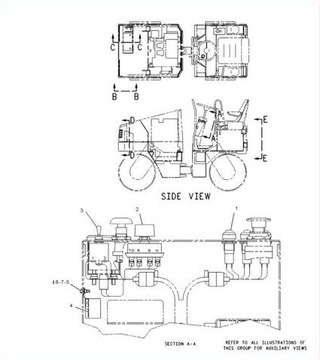 CAT 081-3722 Вставка фонаря Caterpillar CB-544 CB545