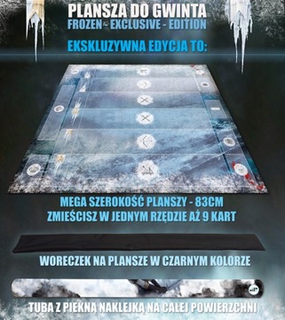 Plansza do gry Karcianej GWINT- FROZEN EXCLUSIVE