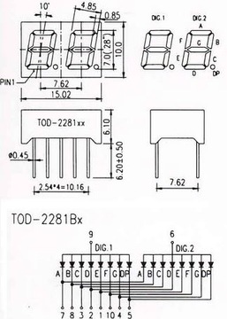 ART LED 2 ЦИФРЫ 0,28