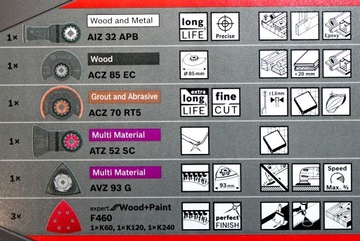 Набор аксессуаров BOSCH 8+1 GOP/PMF BOSCH STARLOCK