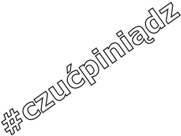 #czućpiniądz CZUĆ PINIĄDZ naklejka na auto