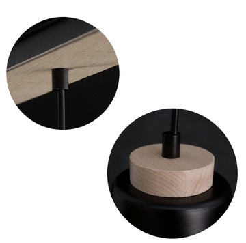 фото ориг. №13, Pendant light emibig 2xe27 60w bolero 2 black
