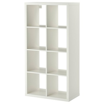 Regał Ikea Kallax 77 cm x 147 cm x 39 cm biały