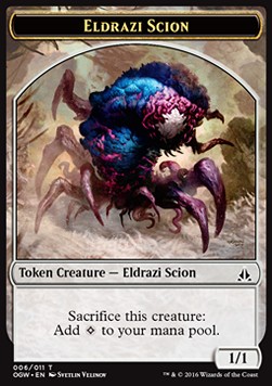 Eldrazi Scion Token (#6) OGW BFZ Pjotrekkk *