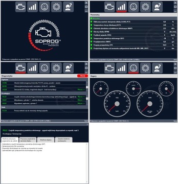 SDPROG PL + Bluetooth BT OBD2 ELM327 RENAULT DODGE