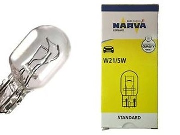 NARVA ŻARÓWKA W21/5W 12V W3X16Q CAŁOSZKLANA 17919