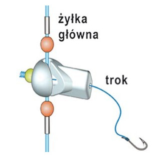 KORALIKI BOCZNY TROK MORSKIE ZESTAWY JAXON 20szt