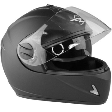 KASK MOTOCYKLOWY PEŁNY MOTOR SKUTER BLENDA MAT S