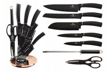 НАБОР НОЖЕЙ BERLINGER HAUS BH-2421 ЧЕРНАЯ РОЗА