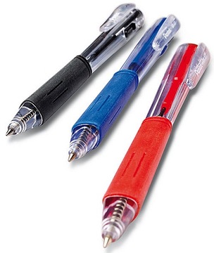 Ручка шариковая выдвижная 0,7 мм PENTEL RED