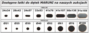 MARUNI Патч из круглой трубки L3 52 мм 10 шт.