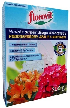 FLOROVIT RODODENDRONY AZALIE - 300G DŁUGO DZIAŁA