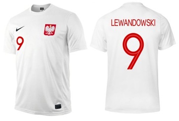 KOSZULKA NIKE POLSKA LEWANDOWSKI PREZENT XXL