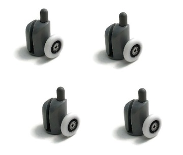 4 X ROLKA ROLKI do kabiny prysznicowej 22mm dolna