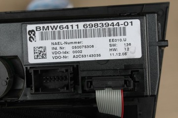 BMW E90 ПАНЕЛЬ КОНДИЦИОНЕРА CLIMATRONIC 6983944