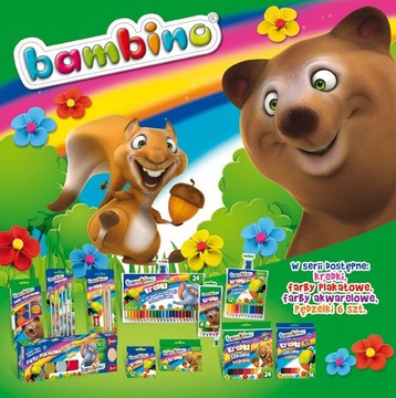 Школьные мелки-карандаши BAMBINO треугольные, 12 цветов