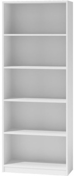 КНИЖНЫЙ ШКАФ 60 СМ ПОЛКА ШКАФ ПЕРЕДАТКИ ДЛЯ КНИГ БЕЛЫЕ