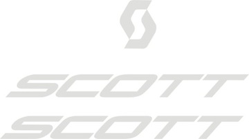 SCOTT 2A białe naklejki rower rama RÓŻNE KOLORY