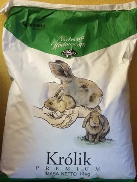 NUTRENA pasza królik 10kg z kokcydiostatykiem