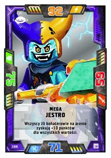 karta nr 166 Mega Jestrolego nexo knights 2