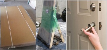 ТЕПЛЫЕ НАРУЖНЫЕ ДВЕРИ НА ПЕНЕ Т58 72мм 100