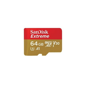 SANDISK EXTREME microSDXC 64GB 100/90 MB/sA1V30 4K