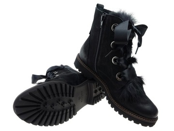 Badura buty botki futerko 8137-69 czarne 36